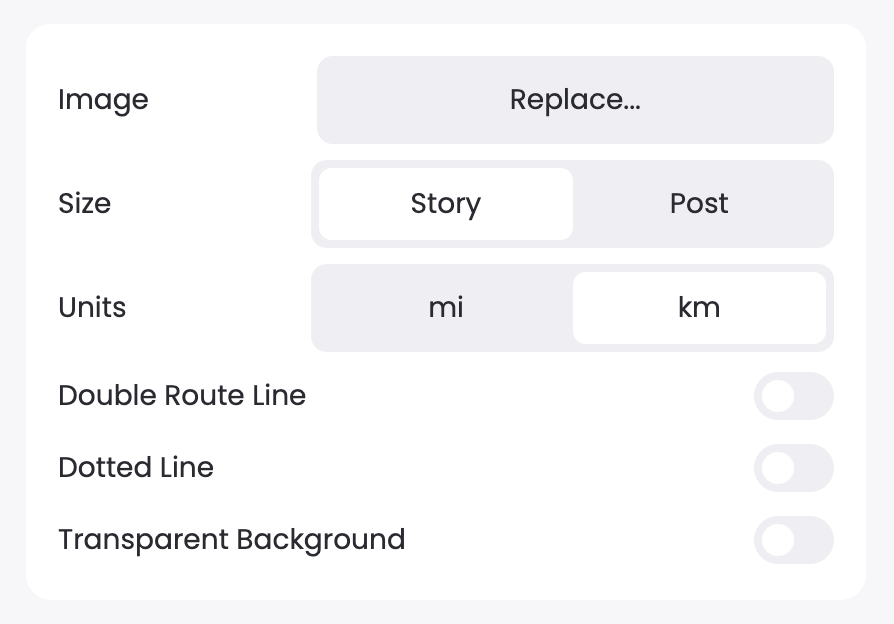 Strava to Instagram template